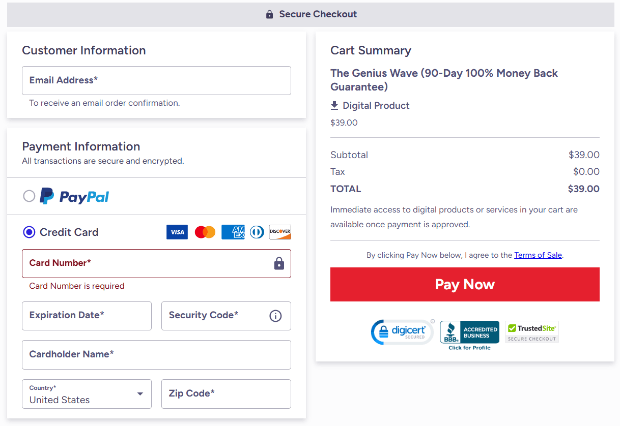 The Genius Wave Order